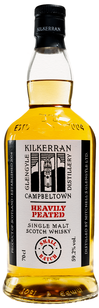 Picture of a bottle of Kilkerran Heavily Peated